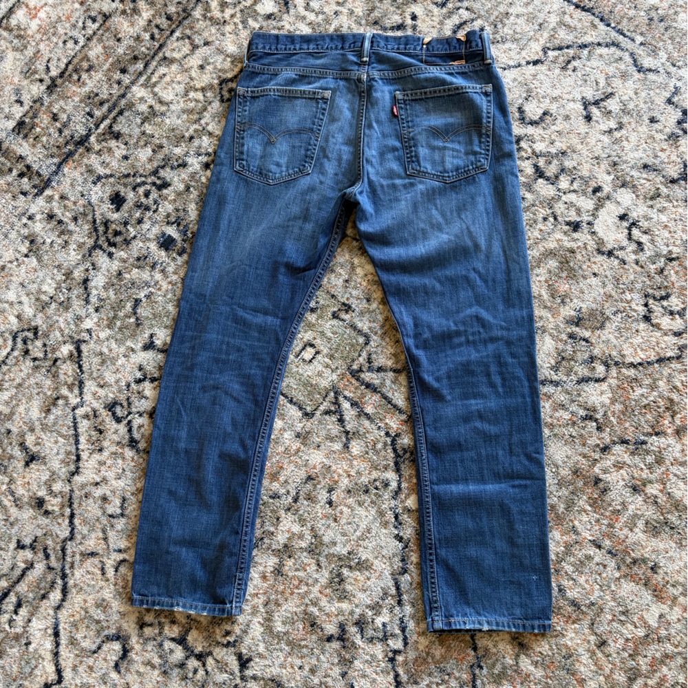 Levi’s 513 Slim Straight Jeans Men’s 36x32 Medium Wash Denim - Picture 5 of 8